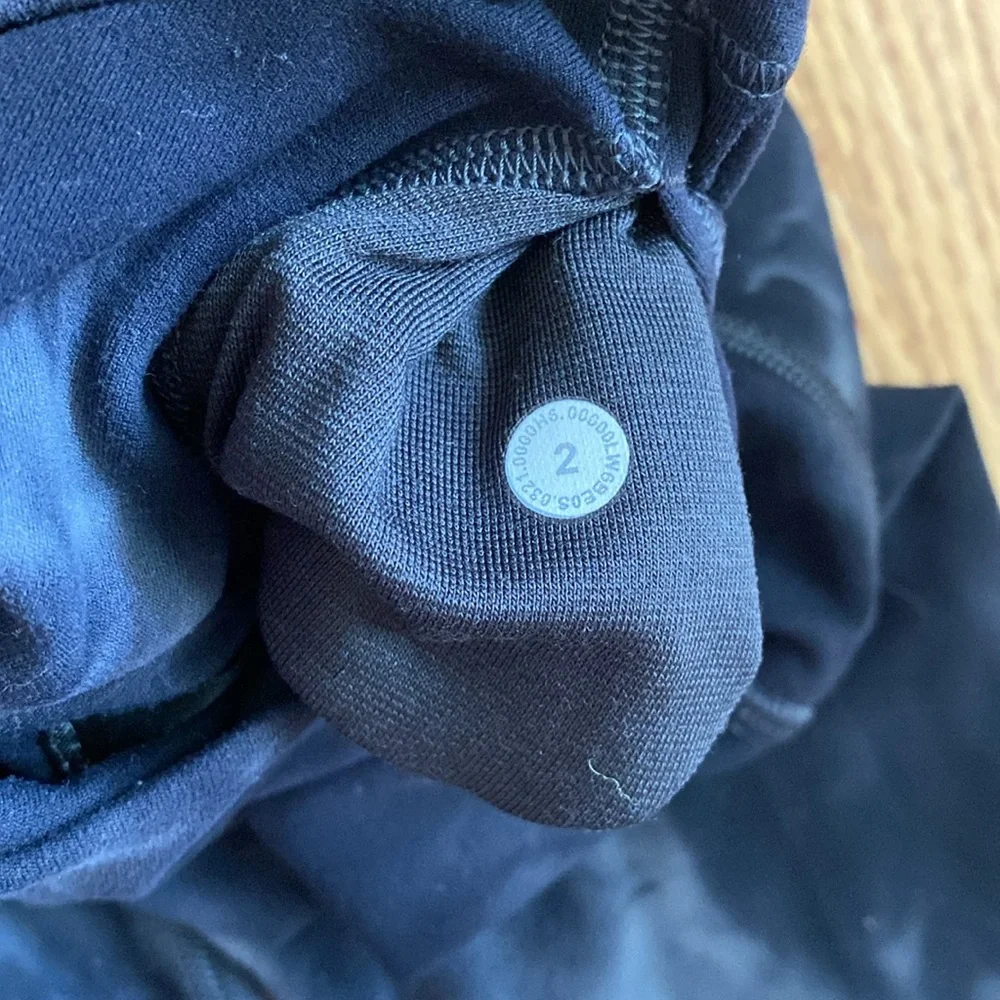 Lululemon Align Crop 21" *Diamond Dye Diamond Dye Asphalt Grey True Navy Size 2 - Picture 12 of 14
